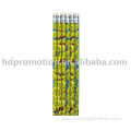 7 Wooden Printing HB Pencil With Rubber Tip